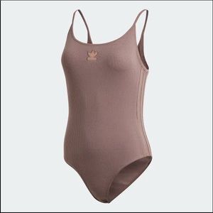 NWT Adidas New Neutrals Brown Bodysuit